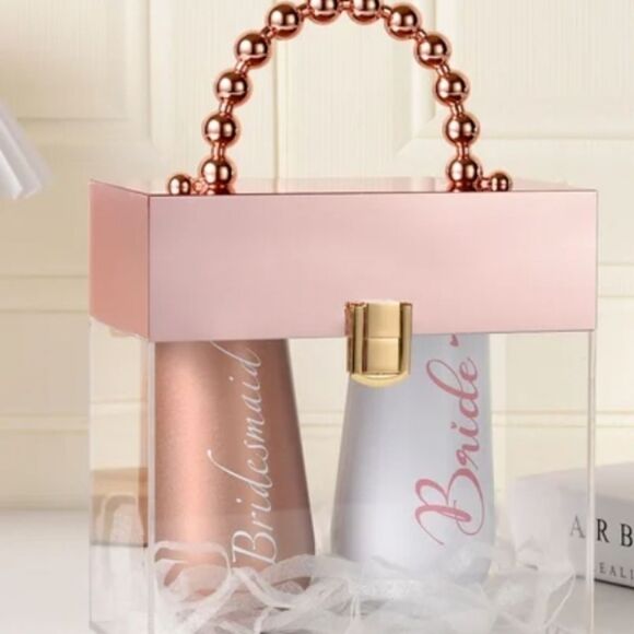 At Home Elegant Transparent Decorative Purse Shaped Storage Box - Picture 3 of 11